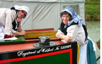 on the canal